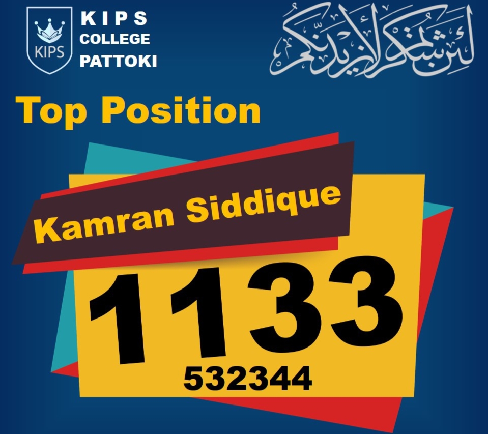 First Annual Result of KIPS College Pattoki 2025